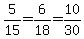 5%2F15=6%2F18=10%2F30