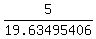 5%2F19.63495406