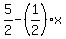 5%2F2-%281%2F2%29%2Ax