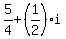 5%2F4%2B%281%2F2%29i