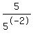 5%2F5%5E-2