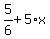 5%2F6%2B5%2Ax