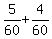 5%2F60%2B4%2F60