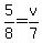 5%2F8=v%2F7