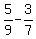 5%2F9+-+3%2F7