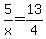 5%2Fx=13%2F4