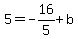 5=-16%2F5%2Bb