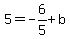 5=-6%2F5%2Bb