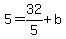 5=32%2F5%2Bb
