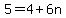 5=4%2B6n