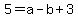 5=a-b%2B3