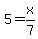 5=x%2F7