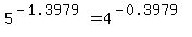 5%5E%28-1.3979%29=4%5E%28-0.3979%29