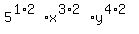 5%5E%281%2A2%29x%5E%283%2A2%29y%5E%284%2A2%29