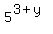 5%5E%283%2By%29