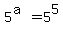 5%5E%28a%29+=+5%5E5