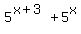 5%5E%28x%2B3%29+%2B+5%5Ex