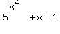 5%5E%28x%5E2%29+%2B+x+=+1