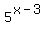 5%5E%28x+-+3%29
