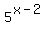 5%5E%28x-2%29