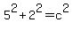 5%5E2%2B2%5E2+=+c%5E2
