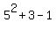 5%5E2%2B3-1
