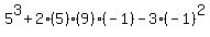 5%5E3%2B2%285%29%289%29%28-1%29-3%28-1%29%5E2