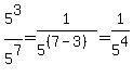 5%5E3%2F5%5E7=1%2F5%5E%28%287-3%29%29=1%2F5%5E4