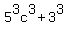 5%5E3c%5E3+%2B+3%5E3