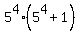 5%5E4%2A%285%5E4%2B1%29