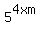 5%5E4+x+m
