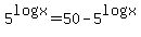 5%5Elogx=50-5%5Elogx