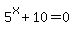 5%5Ex%2B10=0