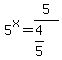 5%5Ex=5%2F%284%2F5%29