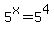 5%5Ex+=+5%5E4