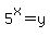 5%5Ex+=y