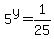 5%5Ey=1%2F25