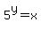 5%5Ey+=+x