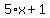 5+%2Ax+%2B1