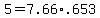 5+=+7.66%2A.653