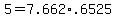5+=+7.662%2A.6525