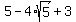 5+-+4%2Asqrt%285%29+%2B+3