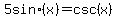 5+sin%28x%29=csc%28x%29