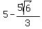 5-%285sqrt%286%29%29%2F3