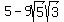 5-9sqrt%285%29sqrt%283%29
