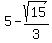 5-sqrt%2815%29%2F3%29