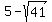 5-sqrt%2841%29