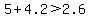 5.0%2B4.2%3E2.6