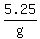 5.25%2Fg