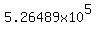 5.26489x10%5E5